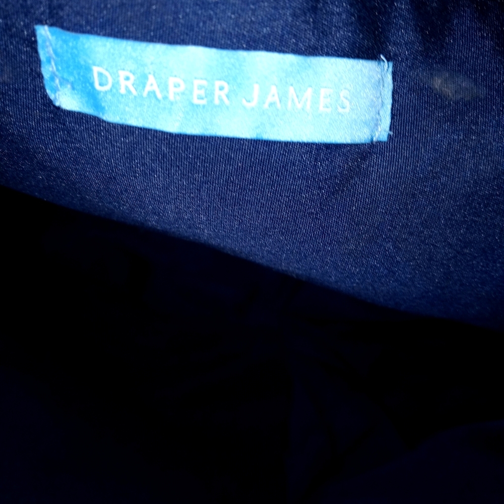 Draper and James straw handbag